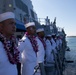 Future USS Daniel Inouye Comes Home