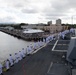 Future USS Daniel Inouye Comes Home