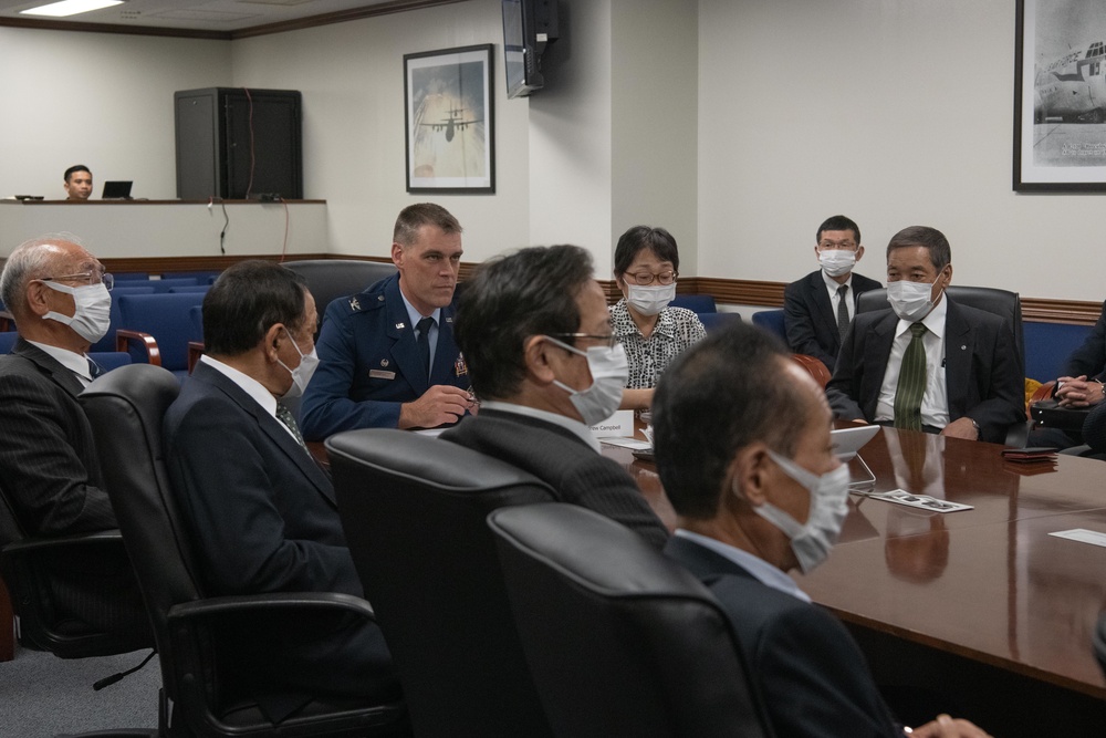 Mayors of Japan tour Yokota
