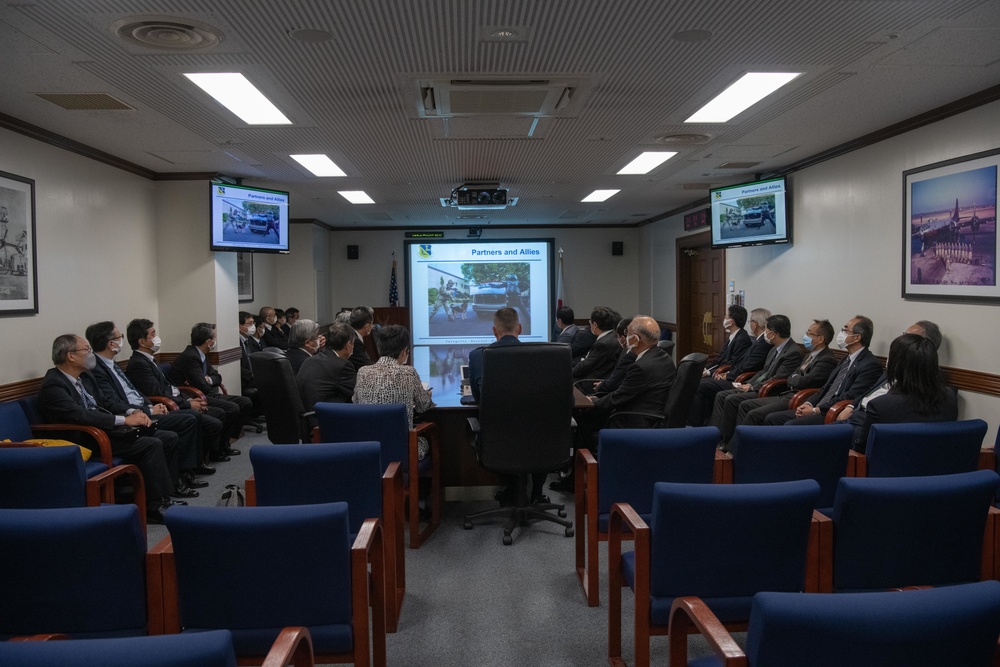 Mayors of Japan tour Yokota