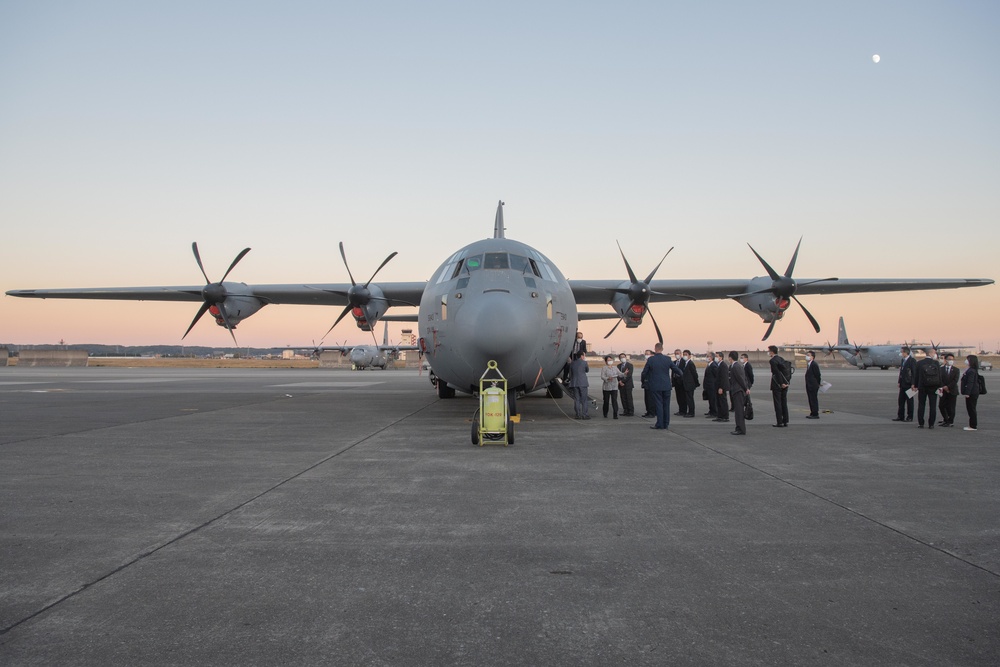 Mayors of Japan tour Yokota