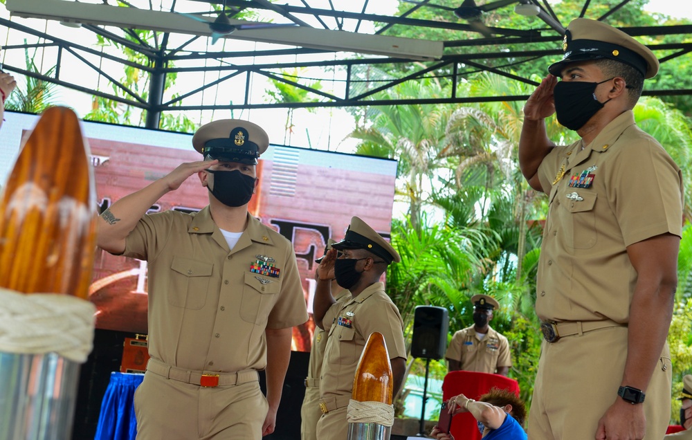 Newest Chief Petty Officers Pinned in Southeast Asia