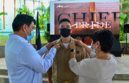 Newest Chief Petty Officers Pinned in Southeast Asia