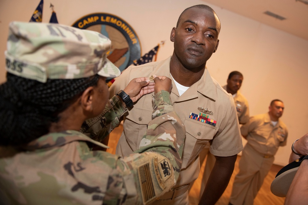 Chief Petty Officer Pinning Ceremony at Camp Lemonnier