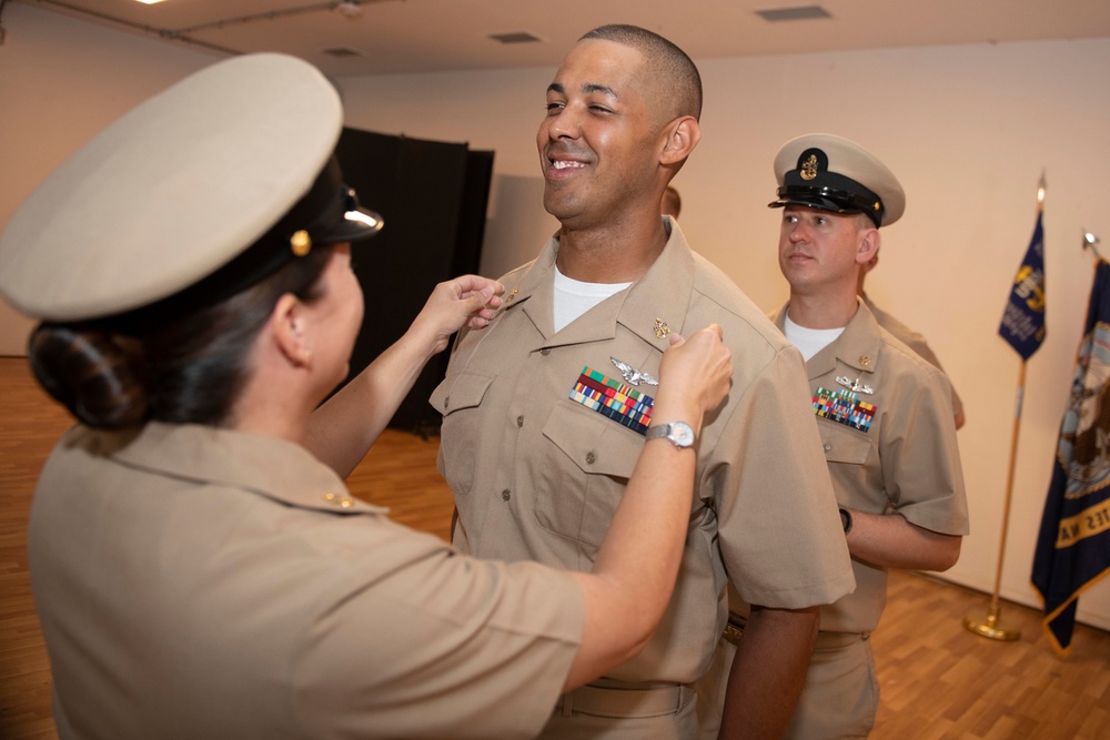 Chief Petty Officer Pinning Ceremony at Camp Lemonnier