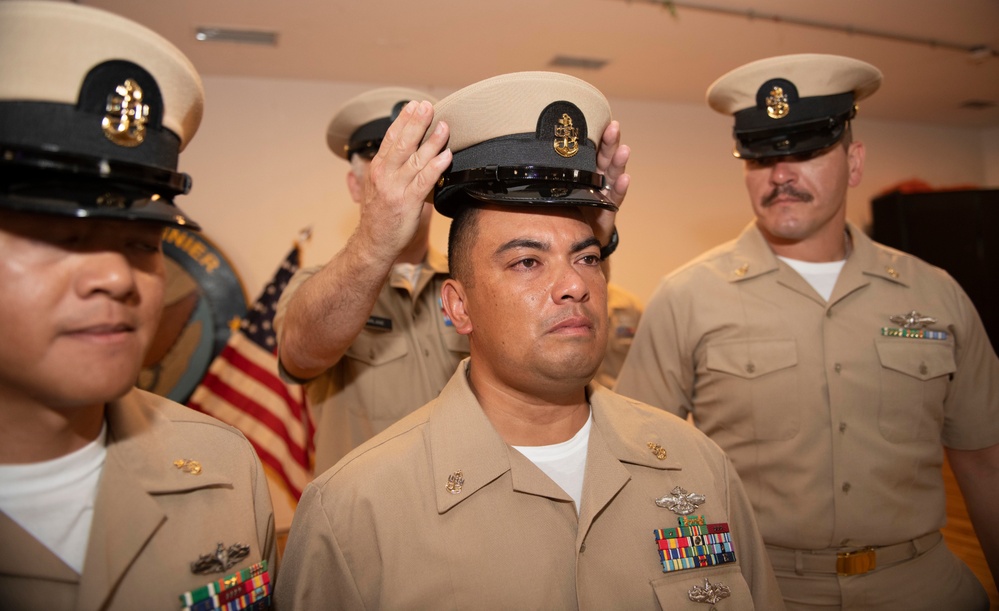 Chief Petty Officer Pinning Ceremony at Camp Lemonnier
