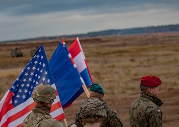 United Kingdom and Polish defense leaders visit NATO live-fire exercise