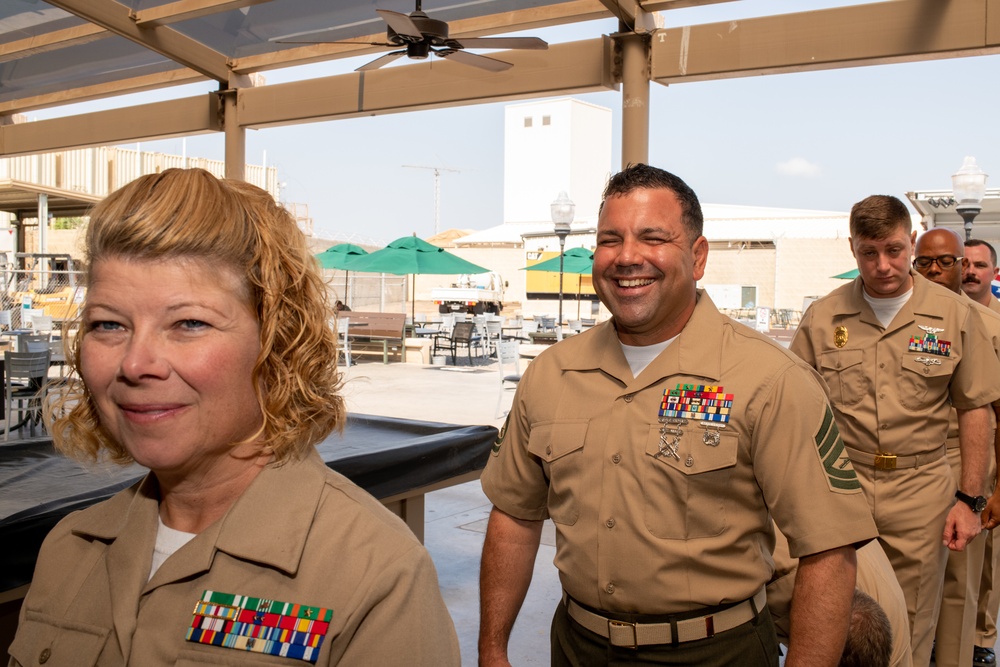 Chief Petty Officer Pinning Ceremony at Camp Lemonnier