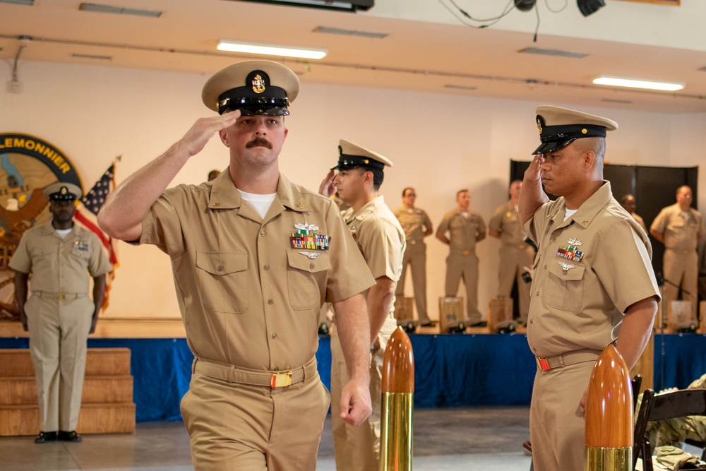 Chief Petty Officer Pinning Ceremony at Camp Lemonnier