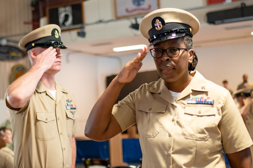 Chief Petty Officer Pinning Ceremony at Camp Lemonnier