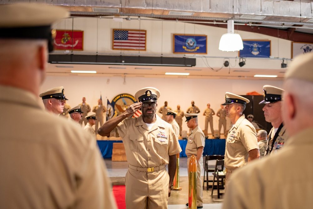 Chief Petty Officer Pinning Ceremony at Camp Lemonnier