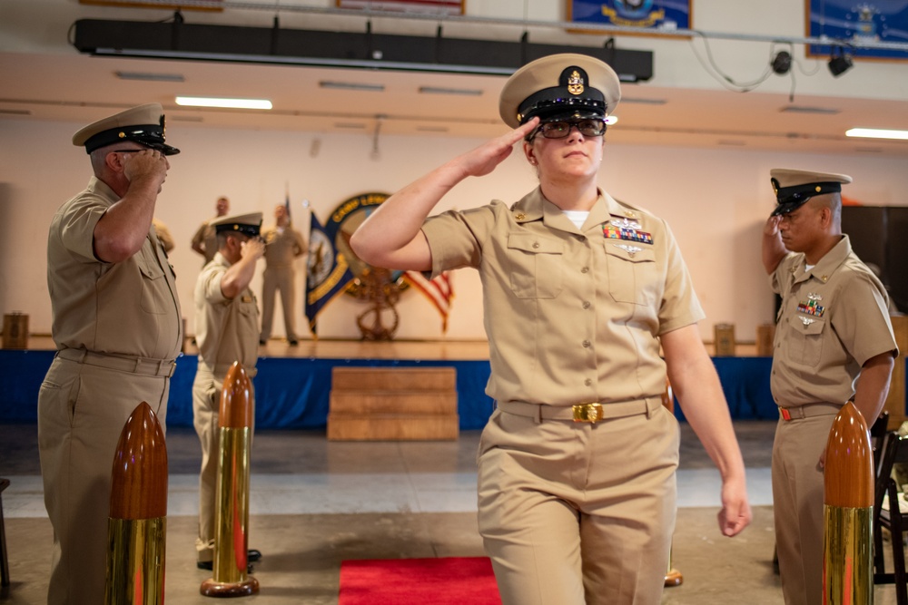 Chief Petty Officer Pinning Ceremony at Camp Lemonnier