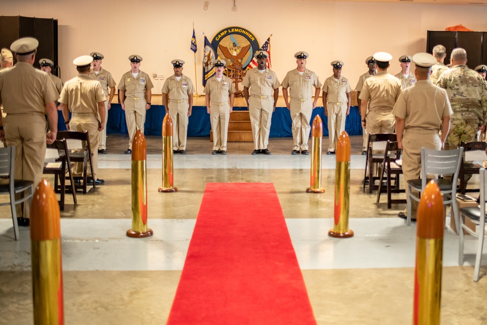 Chief Petty Officer Pinning Ceremony at Camp Lemonnier