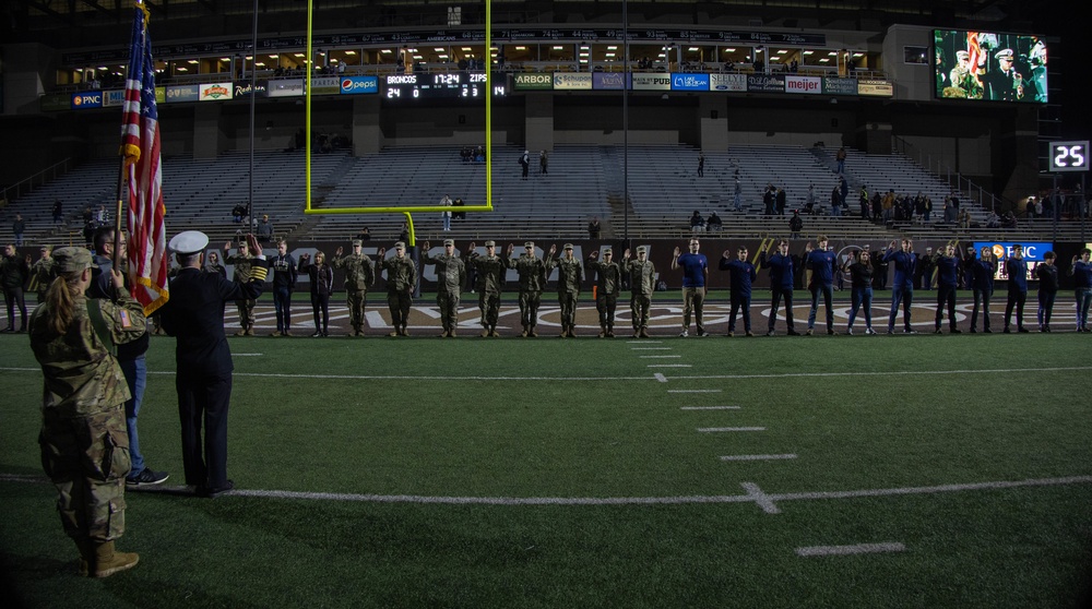 U.S Marine Corps Poolees Conduct Oath of Enlistment