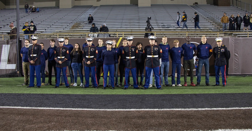 U.S Marine Corps Poolees Conduct Oath of Enlistment