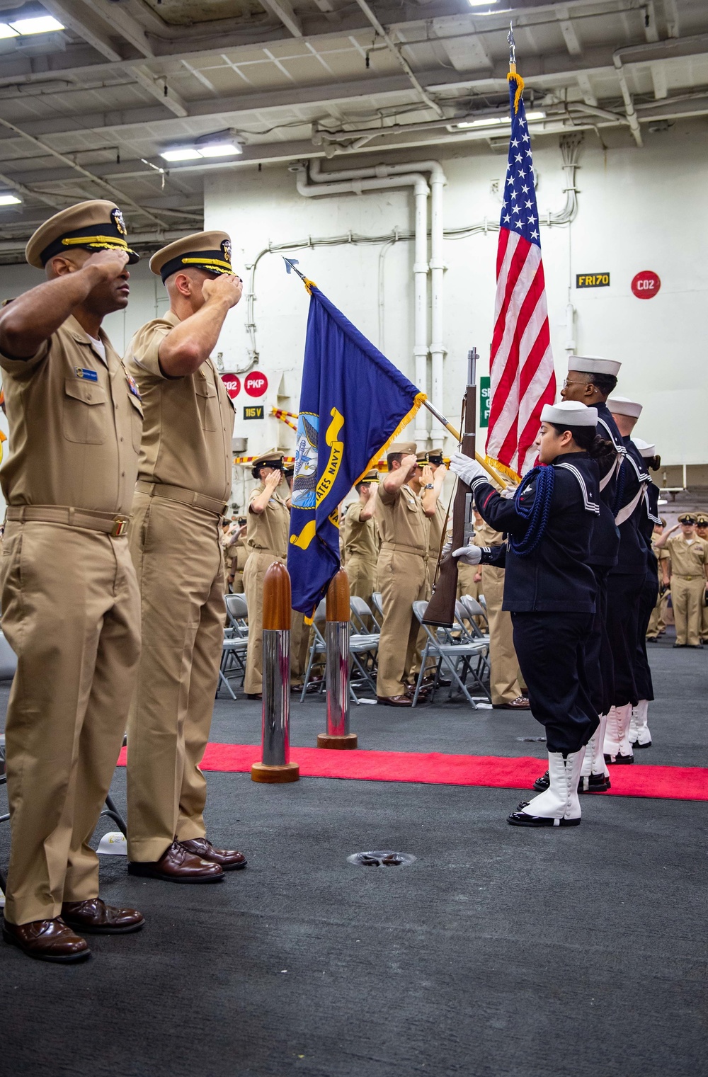 USS Carl Vinson (CVN 70) Conducts Chief Pinning Ceremony