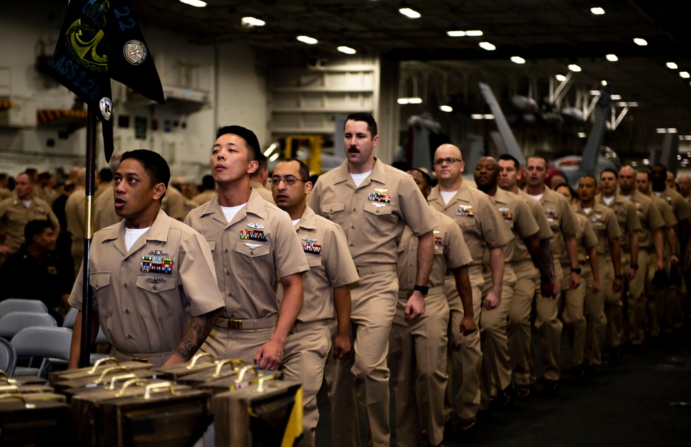USS Carl Vinson (CVN 70) Conducts Chief Pinning Ceremony
