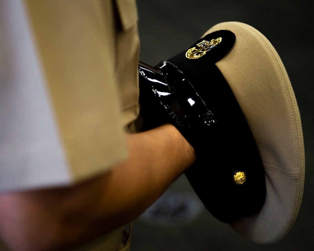 USS Carl Vinson (CVN 70) Conducts Chief Pinning Ceremony