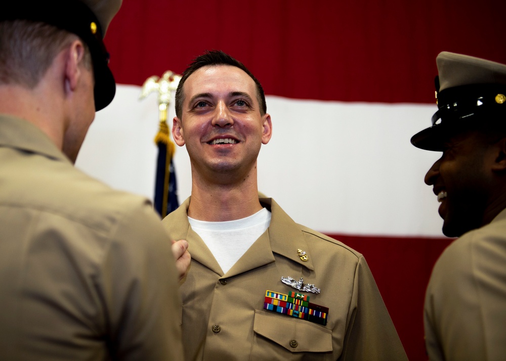 USS Carl Vinson (CVN 70) Conducts Chief Pinning Ceremony