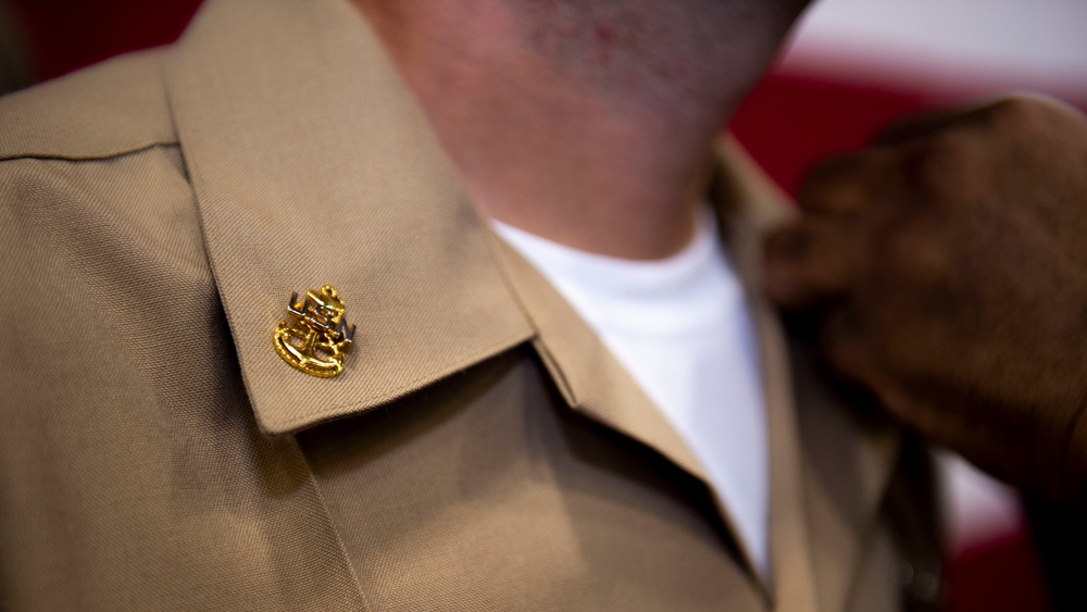 USS Carl Vinson (CVN 70) Conducts Chief Pinning Ceremony