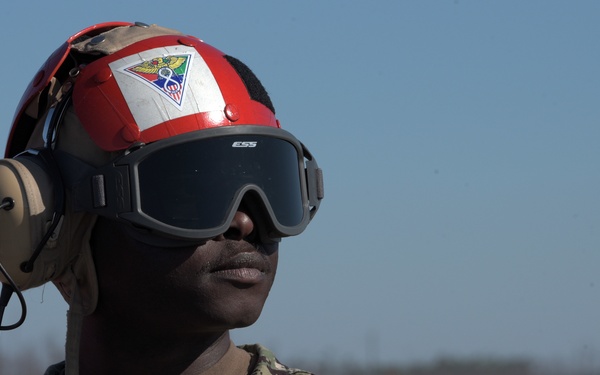 Navy combat aviators live fire weapons during Tyndall WSEP