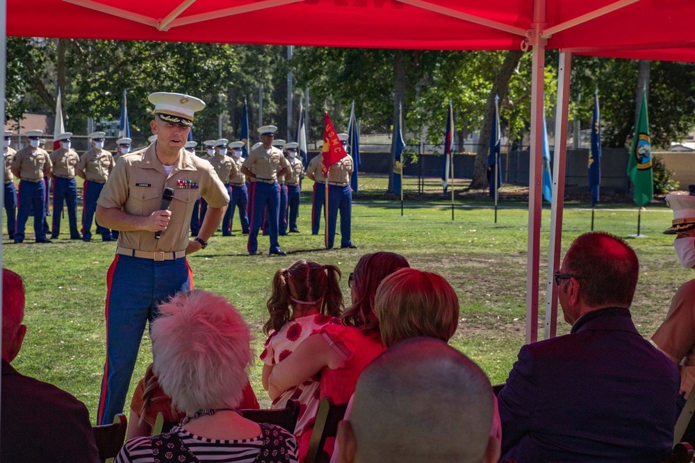 Recruiting Station Los Angeles: Change of Command Ceremony