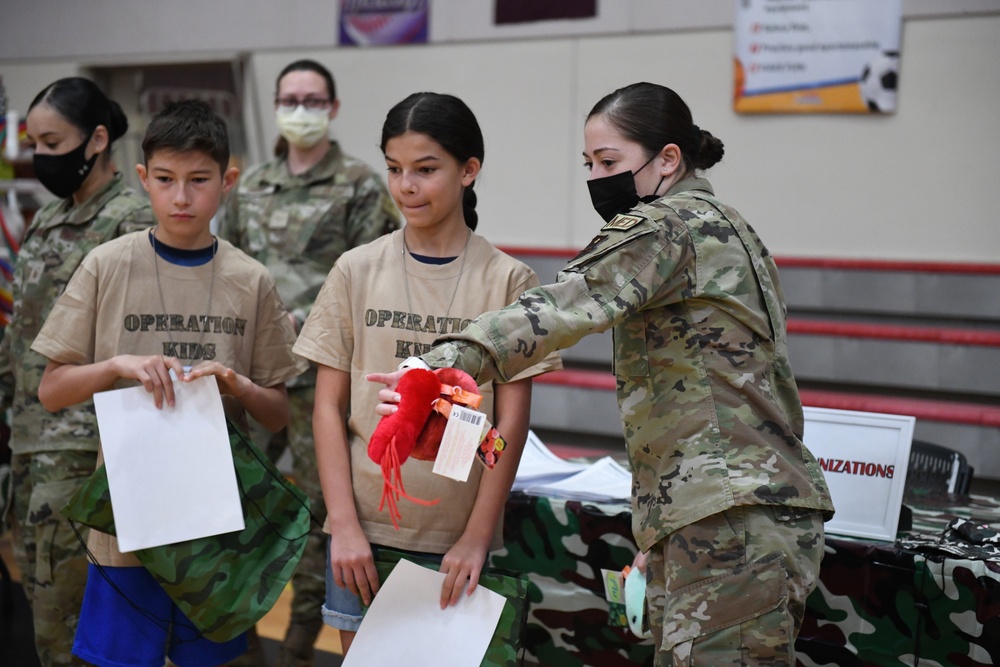 Luke AFB youth experience a child-friendly deployment during Operation K.I.D.S.