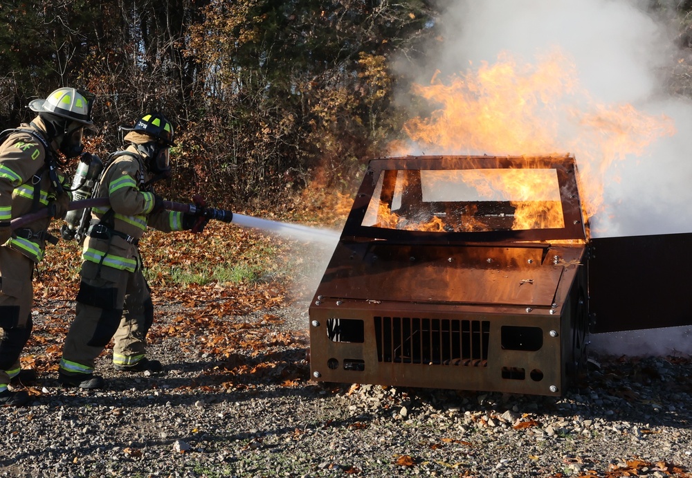 FKMHS students practice firefighting skills, work toward certification