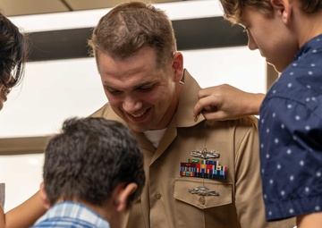 FY 2022 USS Winston Churchill CPO Pinning Ceremony