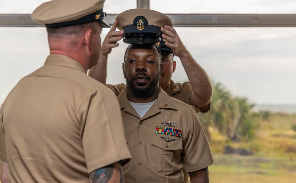 FY 2022 USS Winston Churchill CPO Pinning Ceremony