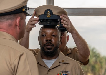 FY 2022 USS Winston Churchill CPO Pinning Ceremony