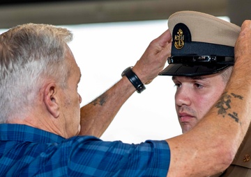 FY 2022 USS Winston Churchill CPO Pinning Ceremony