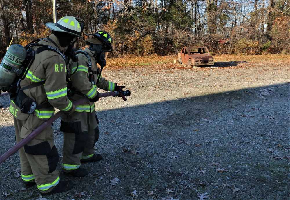 FKMHS students practice firefighting skills, work toward certification