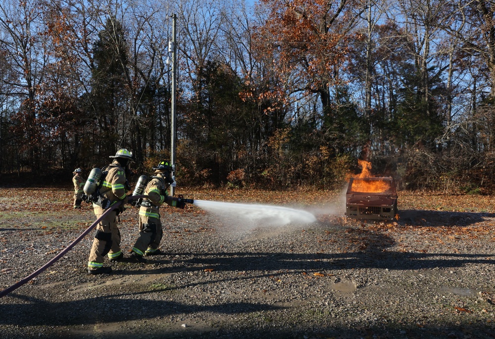 FKMHS students practice firefighting skills, work toward certification
