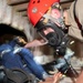 In a tight spot: Team Dover conducts fuel cell extraction exercise