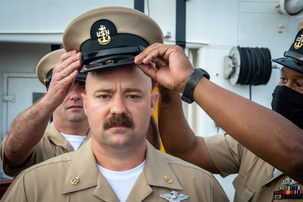 USNS Mercy (T-AH 19) Chief Petty Officer Promotion Ceremony