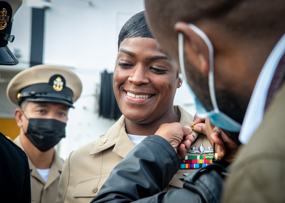 USNS Mercy (T-AH 19) Chief Petty Officer Promotion Ceremony