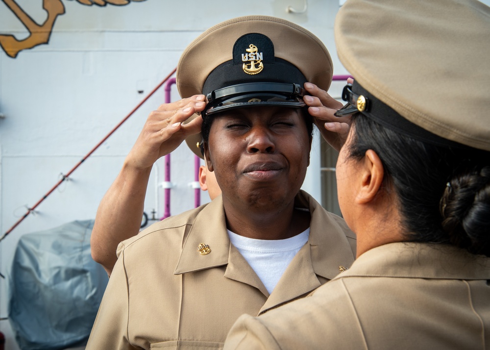 DVIDS - Images - USNS Mercy (T-AH 19) Chief Petty Officer Promotion ...