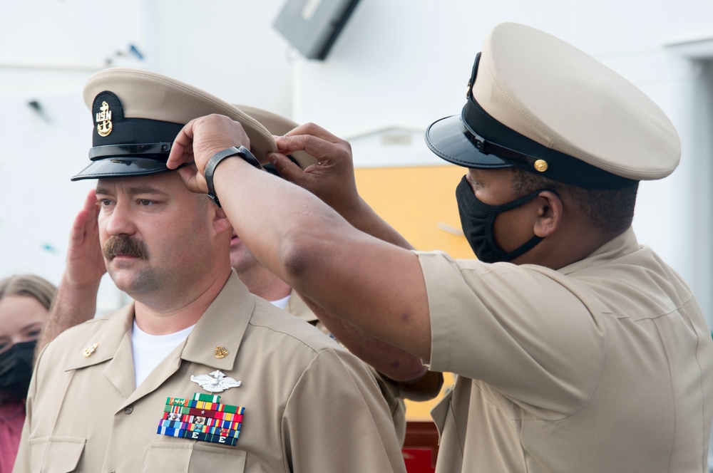 USNS Mercy Chief Pinning Ceremony FY-22