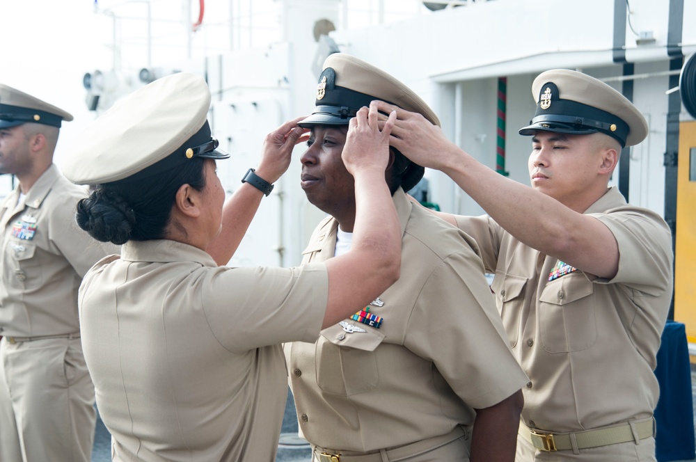 USNS Mercy Chief Pinning Ceremony FY-22