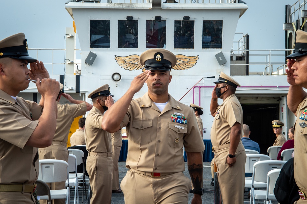 USNS Mercy (T-AH 19) Chief Petty Officer Promotion Ceremony