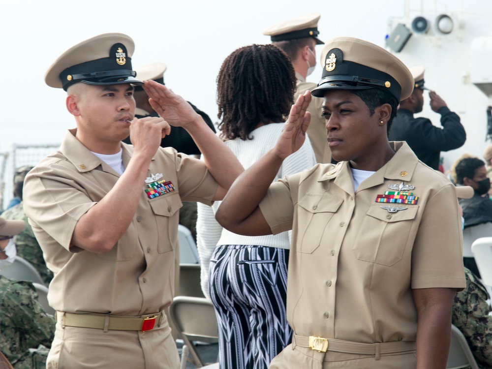 USNS Mercy Chief Pinning Ceremony FY-22