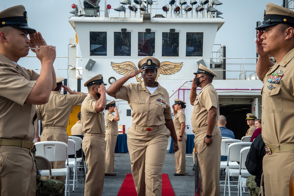 USNS Mercy (T-AH 19) Chief Petty Officer Promotion Ceremony