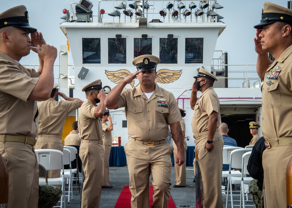 USNS Mercy (T-AH 19) Chief Petty Officer Promotion Ceremony