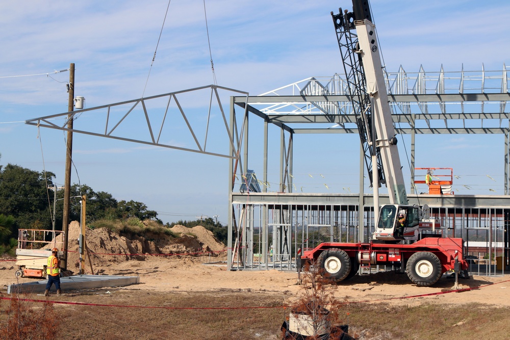 Fort Jackson Basic Training Complex Four, Phase Two construction