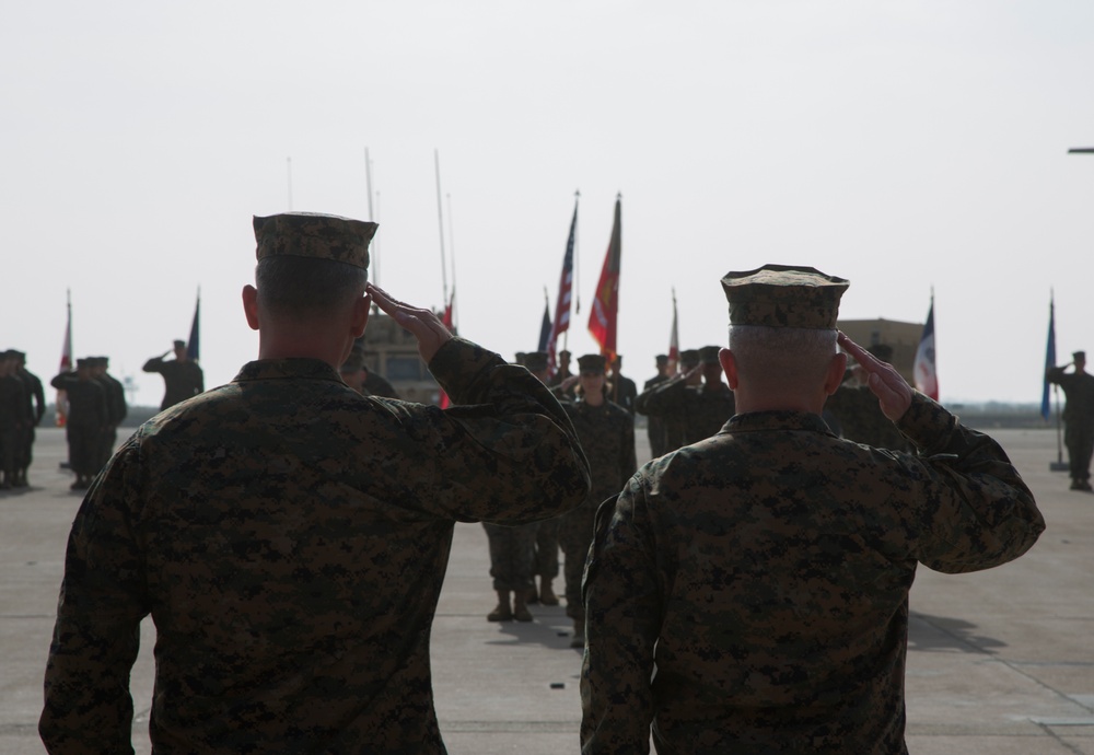 MTACS-38 Sundown Ceremony