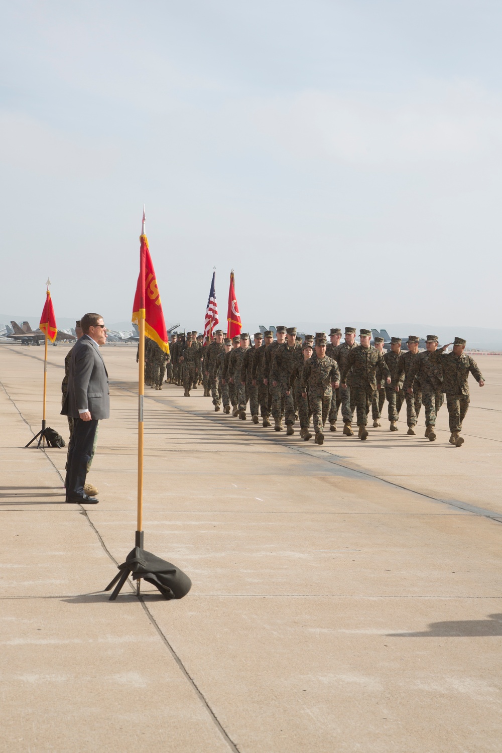 MTACS-38 Sundown Ceremony