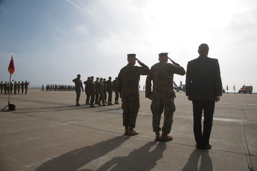 MTACS-38 Sundown Ceremony