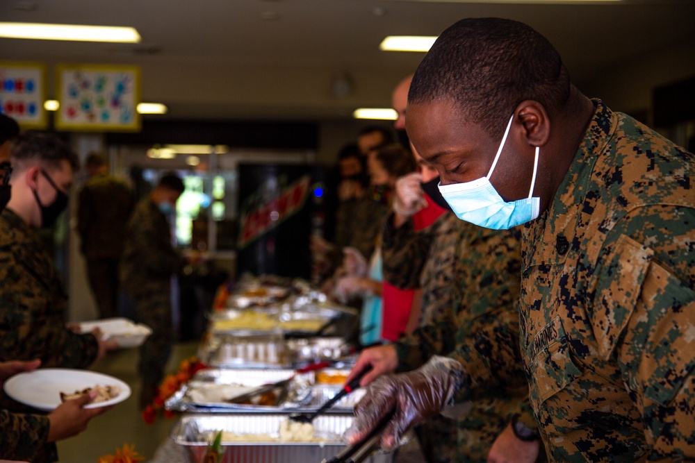 II MSB Barracks Thanksgiving Event