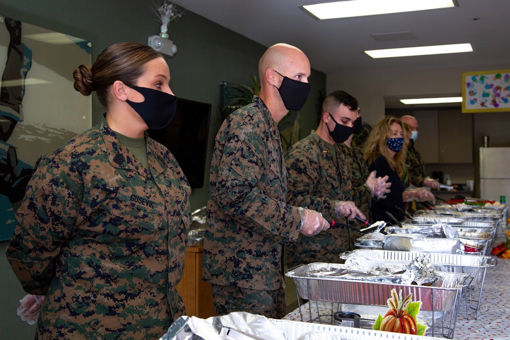 II MSB Barracks Thanksgiving Event